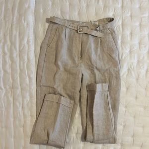 &Other Stories Linen Slacks size 4
